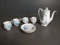 9 Piece Royal Albert Handpainted Floral and Gilded China - Forget me Not Edition - 2