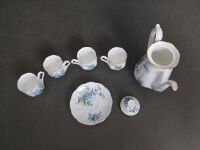 9 Piece Royal Albert Handpainted Floral and Gilded China - Forget me Not Edition - 4