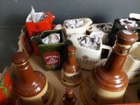 Set 4 Bells Whiskey Bell Bottles & Various Scotch Jugs - 4