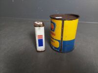 Golden Fleece Tin & Ampol Oil Can 4oz - 3