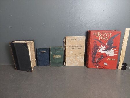 Large Collection of Antique Books 