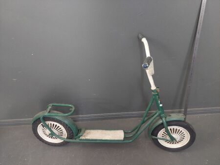 Vintage Big Wheeled Push Scooter