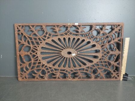 Vintage Cast Iron Door Mat