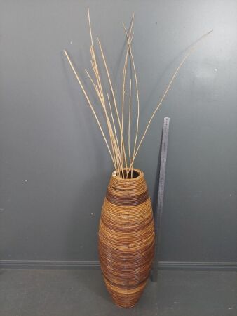 Large Cane Vase