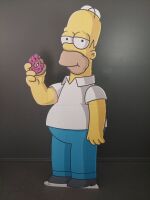 3 x Life Size Cardboard Simpson Figures - 4