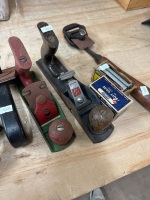 Scrapper Planes, 3 Rebate Planes, Butt Gage, Wood Planes - 4