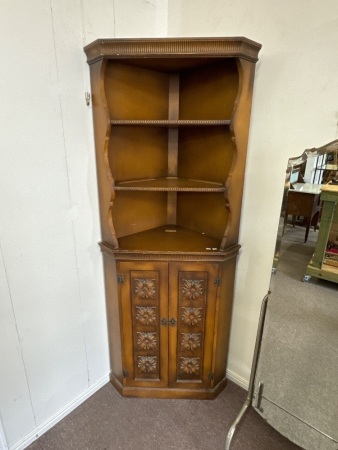 Mid Century Style Corner Cabinet