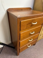 Mid Century 4 Drawer Tall Boy - 2