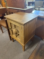 Art Deco Wooden Bed Side Table - 3