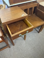 Mid Century Farm House Style Telephone Table - 3