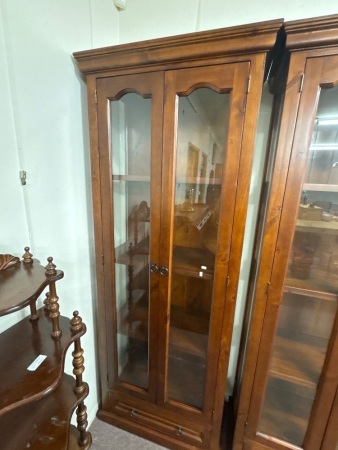 Large 3 Sided Glass Display Cabinet