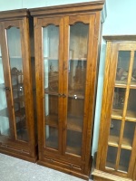 Large 3 Sided Glass Display Cabinet - 3