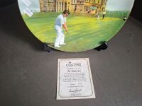 4 x CoalPort Golfing Classic Plates - Designed by Melvyn Buckley - Made in England - 4