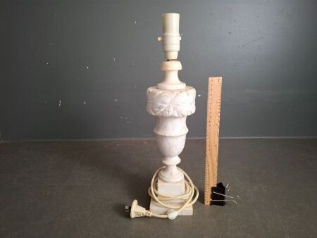 Carved Marble Light Base