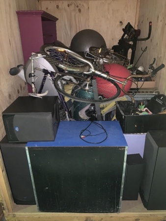 Storage Module Containing Bikes, Sports & Fitness Eqpt, Hi Fi Etc