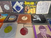 A Big Bundle of Mixed Genre 45 Sized Vinyl Records - 3