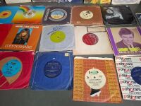 A Big Bundle of Mixed Genre 45 Sized Vinyl Records - 5