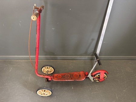 Vintage Honda Kick & Go Scooter with original manual