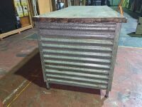 Large Steel Framed Bar with One Piece Slab Top - 3