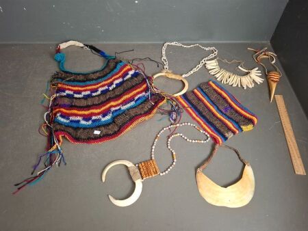 Mixed Lot of Tribal Style Necklaces and Momentos