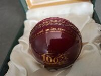 Sir Donald Bradman AC Centenary Ceramic Cricket Ball Boxed - 4