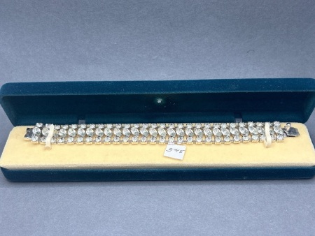 Exquisite Full Diamonte Bracelet - C 1950