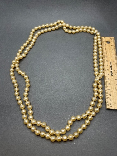 Faux Pearl Necklace - C 1930