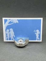 4x WedgeWood Silver Tea Pot Shaped Card Holders - 3