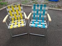 2 Retro Outdoor Chairs - 2