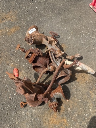 Selection of Vintage Meat Grinders