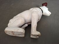 HMV Nipper Dog Music Figurine Cast Iron Money Box - 4