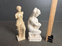 Aphrodite Venus Sculpture Italy & Crouchin Paolina Bonaparte Italy