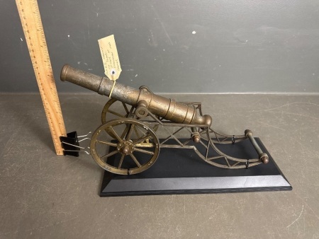 G.A.A.D Brass Canon on Stand - Victorian Era Model