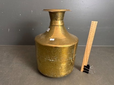 Antique Water Pot - Hammered Brass - App 360 H