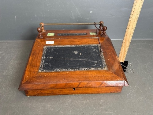 Antique Writing Desk Bureau with key