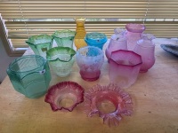 Mixed Lots of Various Oil Lamp Shades - 2