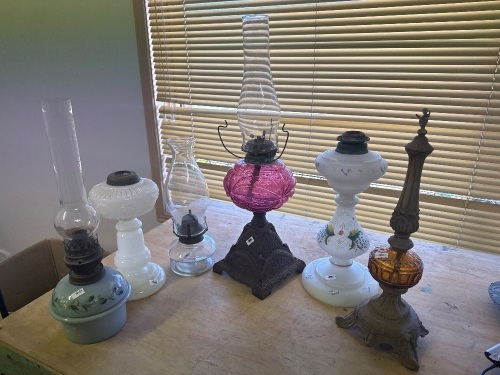 6 Oil Lamps for Restoration