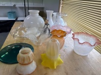 Large Assorted lot of Various Lamp and Light Shades - 2