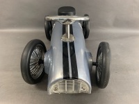 Tin Childs Scoot Along Racing Car - 3