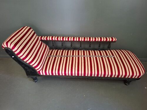 Stunning Hand Carved Chaise/Daybed