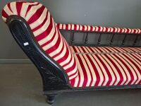 Stunning Hand Carved Chaise/Daybed - 2