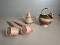 Collection of Copper Items - Including Scuttle - 2