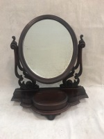 Antique Mahogany Dressing Mirror