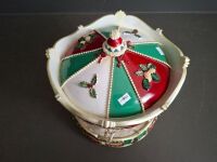 Hand Painted Christmas Merry Go Round - 3