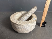 Stone Mortor & Pestle