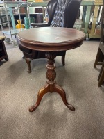 Tri Legged Carved Victorian Occasional Table