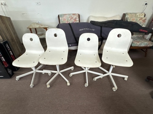 Four Ikea Sporren Office Chairs