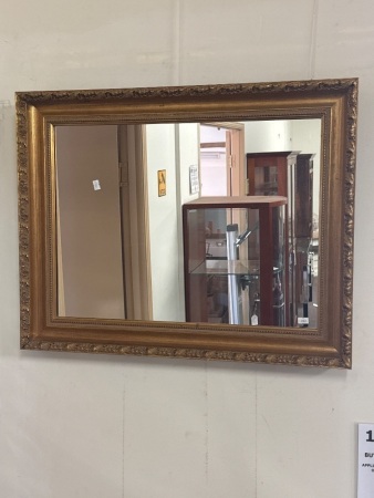 Golden Framed Ornate Mirror