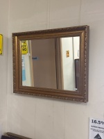 Golden Framed Ornate Mirror - 2