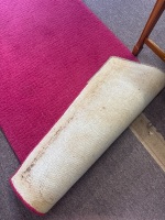 Modern Pink & Taupe Floor Rug - 2